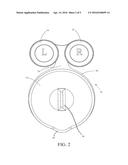 Contact lens case with cleaning compartment diagram and image