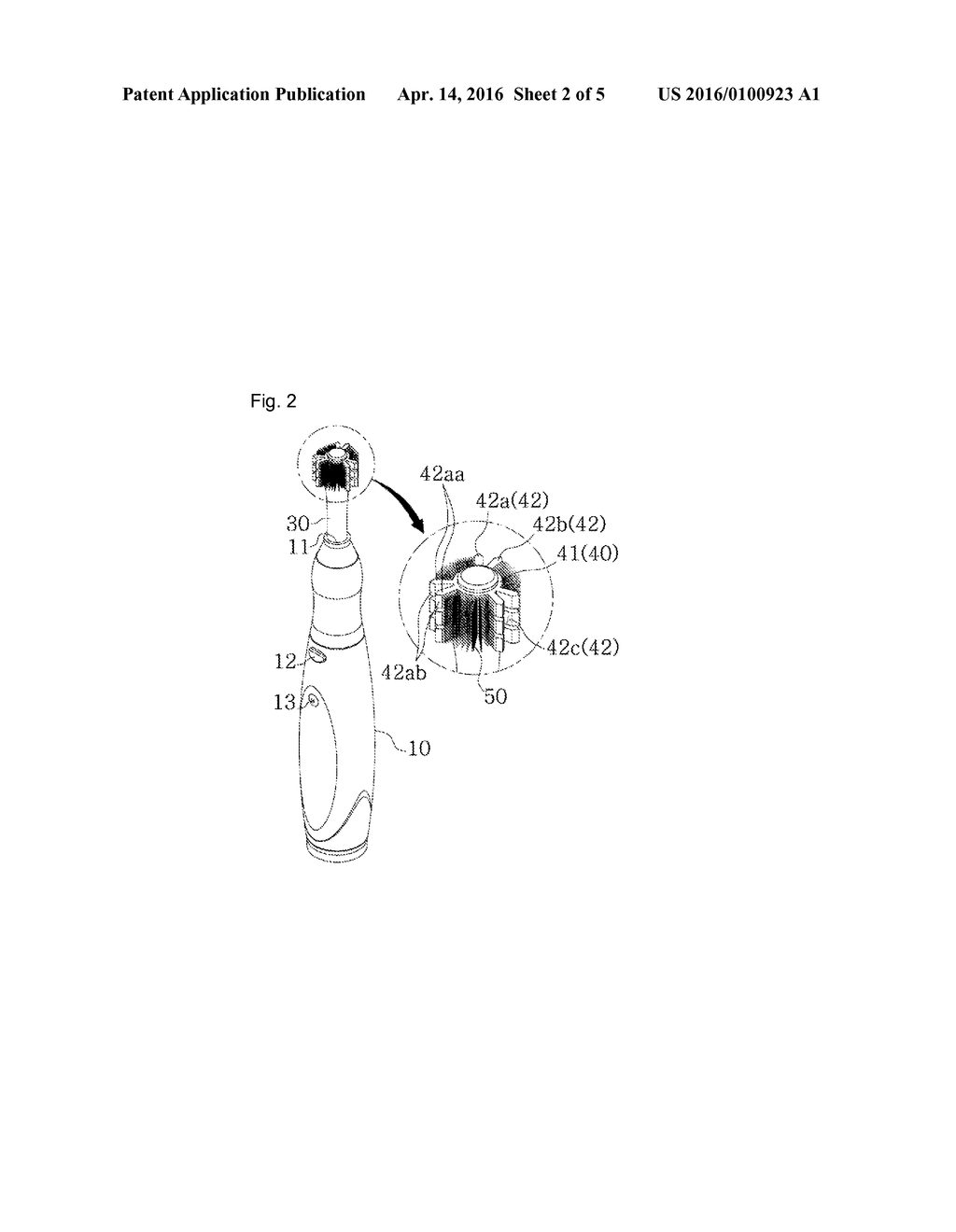 ROTATING ELECTRIC TOOTHBRUSH - diagram, schematic, and image 03