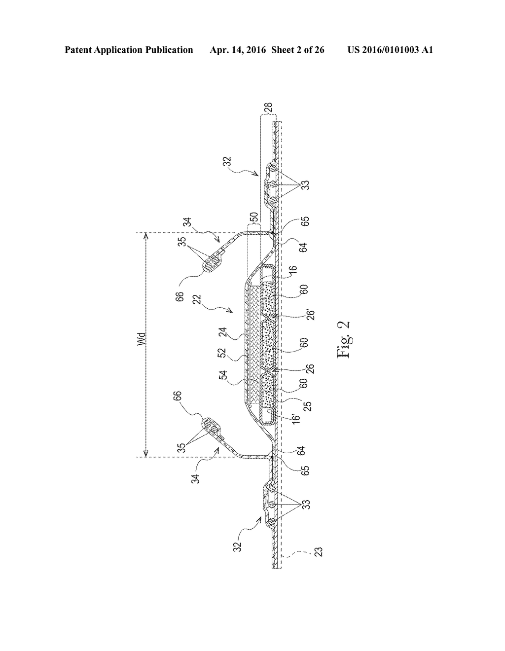 ABSORBENT ARTICLE WITH FASTENING SYSTEM - diagram, schematic, and image 03