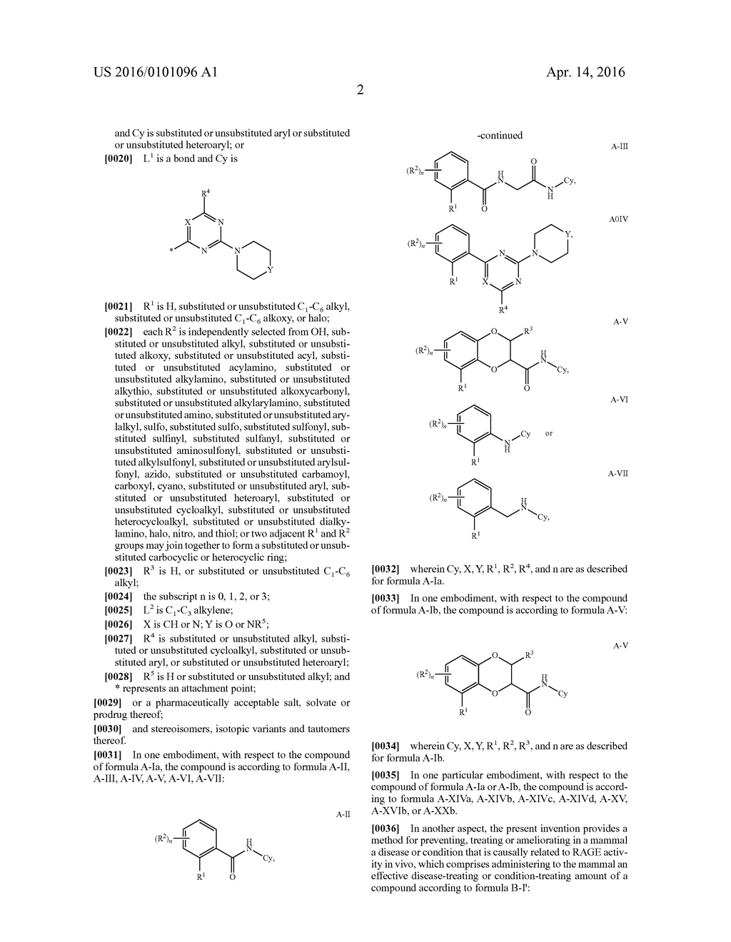 AMINO, AMIDO AND HETEROCYCLIC COMPOUNDS AS MODULATORS OF RAGE ACTIVITY AND     USES THEREOF - diagram, schematic, and image 13
