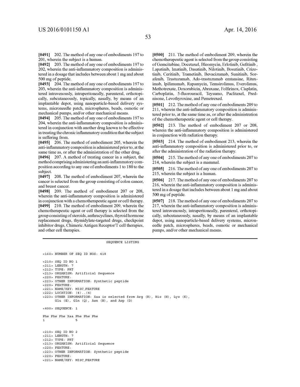 PEPTIDES HAVING ANTI-INFLAMMATORY PROPERTIES - diagram, schematic, and image 68