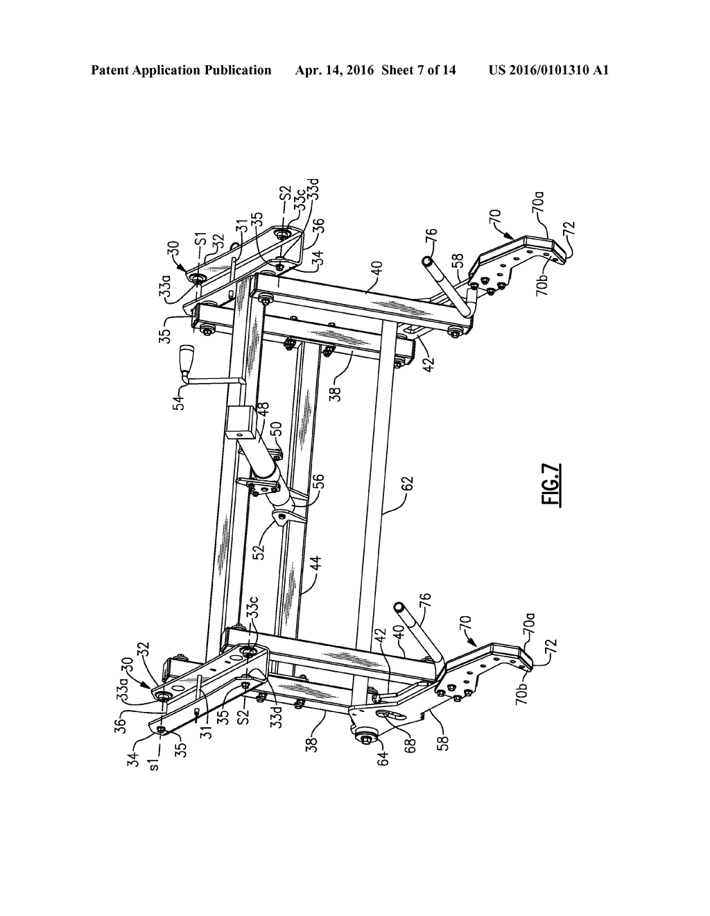 ADJUSTABLE SUPPORT FOR EXERCISE SYSTEM - diagram, schematic, and image 08