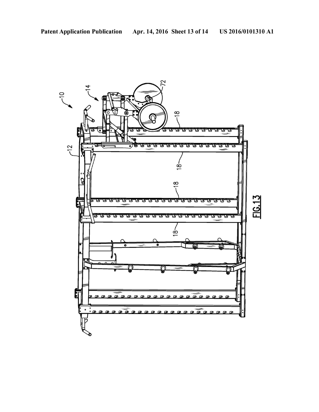 ADJUSTABLE SUPPORT FOR EXERCISE SYSTEM - diagram, schematic, and image 14