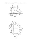 GOLF CLUB HEAD WITH FLEXURE diagram and image