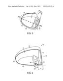 GOLF CLUB HEAD WITH FLEXURE diagram and image