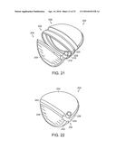 GOLF CLUB HEAD WITH FLEXURE diagram and image