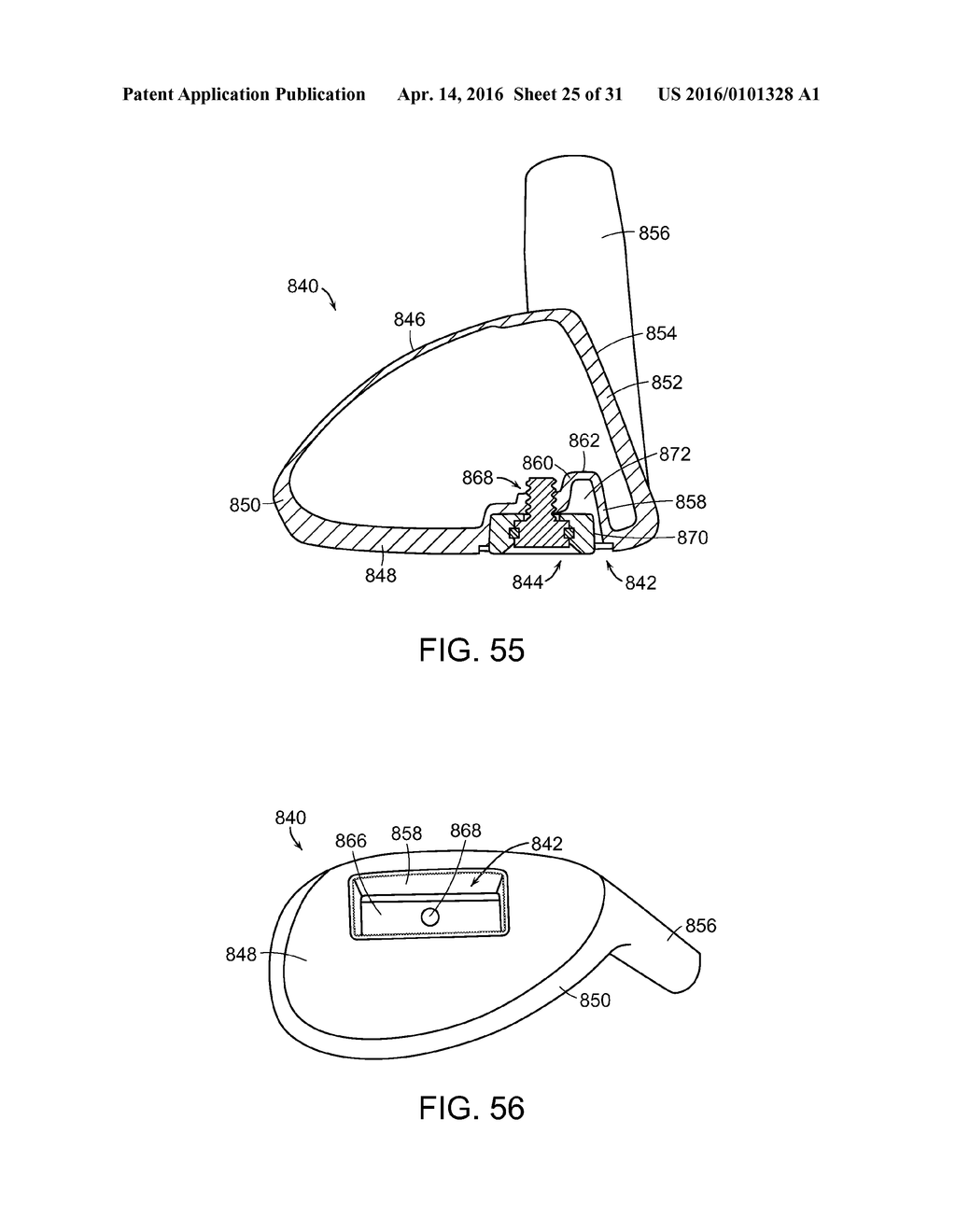 GOLF CLUB HEAD WITH FLEXURE - diagram, schematic, and image 26