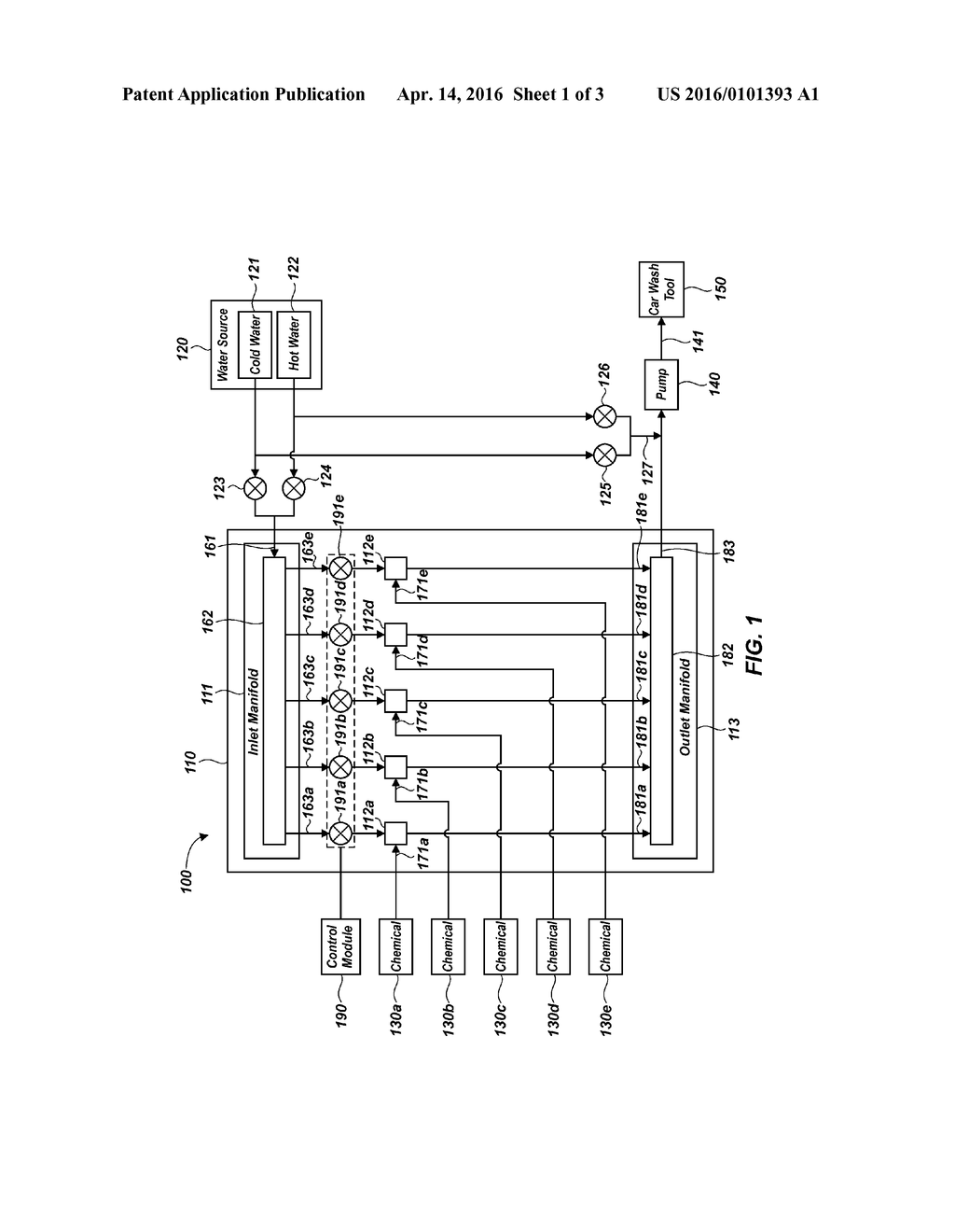 CAR WASH CHEMICAL DELIVERY DEVICES, SYSTEMS, AND ASSOCIATED METHODS - diagram, schematic, and image 02