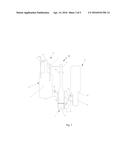 SEPARATION DEVICE FOR USE IN FLUIDIZED BED REACTOR, REACTION REGENERATION     APPARATUS AND PROCESS FOR PREPARING OLEFINS, AND PROCESS FOR PREPARING     AROMATIC HYDROCARBONS diagram and image