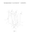 SEPARATION DEVICE FOR USE IN FLUIDIZED BED REACTOR, REACTION REGENERATION     APPARATUS AND PROCESS FOR PREPARING OLEFINS, AND PROCESS FOR PREPARING     AROMATIC HYDROCARBONS diagram and image