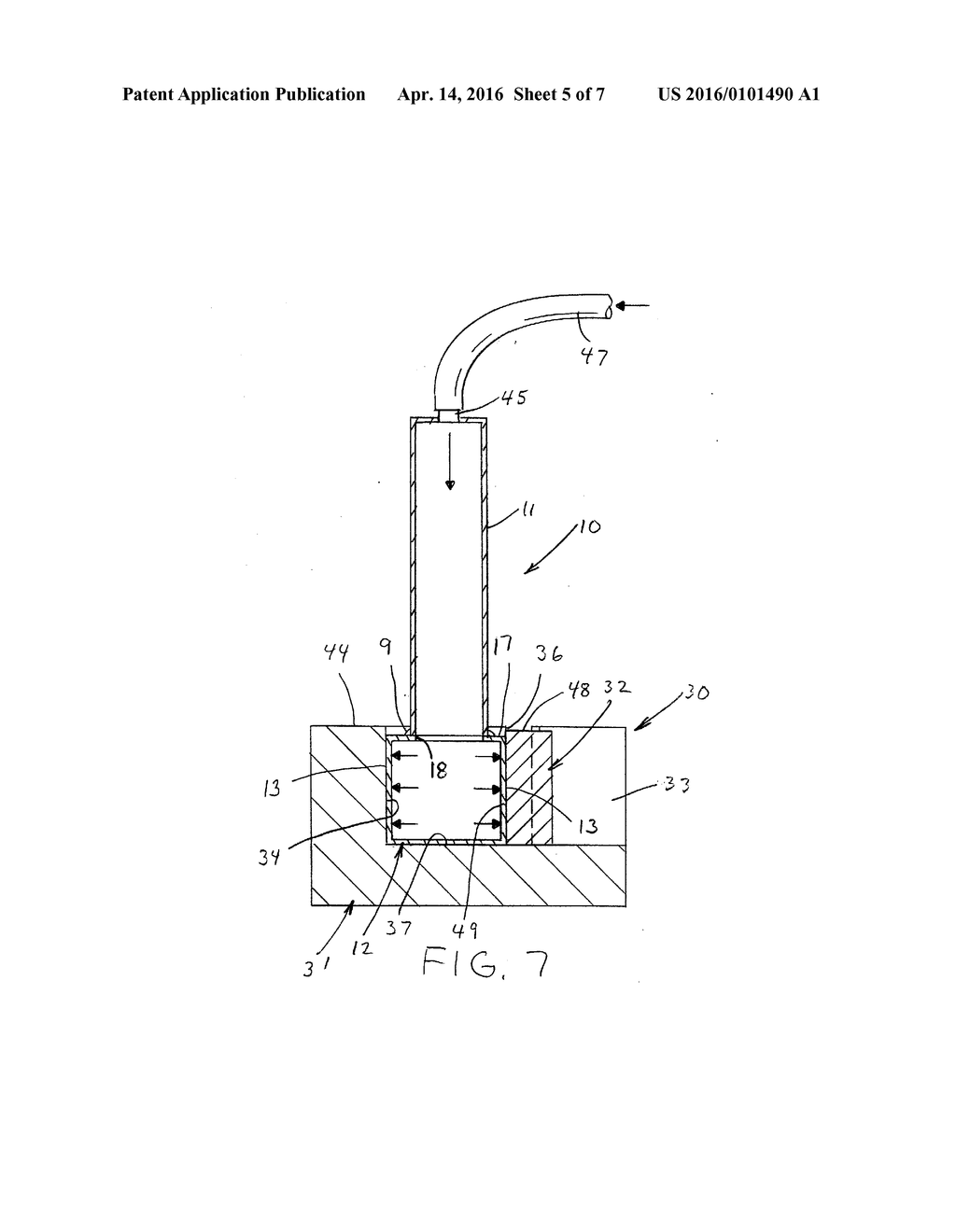 METHODS OF MANUFACTURING A COMPLEX HEAT PIPE AND A HEAT TRANSFER PLATE     INCLUDING AN OPENING THEREFOR - diagram, schematic, and image 06