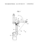 JOINT STRUCTURE CAPABLE OF OPTIMIZING MARGIN OF LENGTH OF UMBILICAL     MEMBER, AND INDUSTRIAL ROBOT HAVING THE JOINT STRUCTURE diagram and image