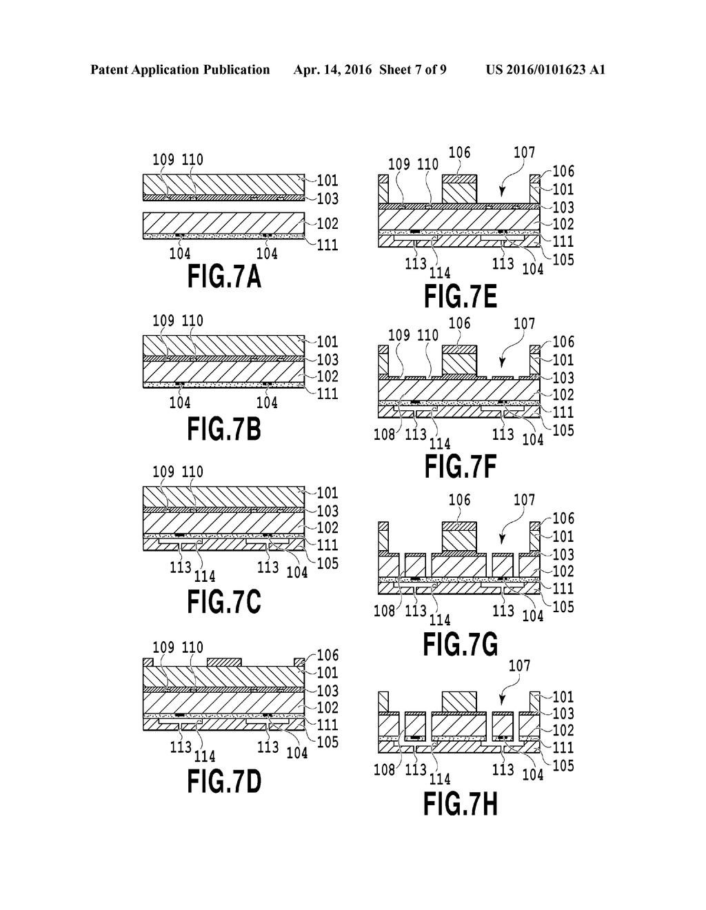 PROCESSING METHOD OF SILICON SUBSTRATE, FABRICATING METHOD OF SUBSTRATE     FOR LIQUID EJECTION HEAD, AND FABRICATING METHOD OF LIQUID EJECTION HEAD - diagram, schematic, and image 08