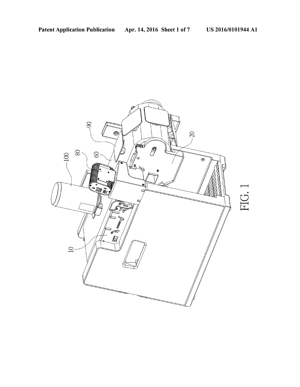 CONVEYOR DEVICE WITH VARIABLE ANGLE ADJUSTMENT - diagram, schematic, and image 02