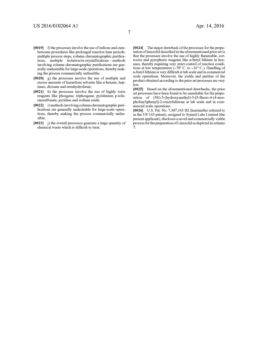 IMPROVED PROCESSES FOR THE PREPARATION OF LINEZOLID USING NOVEL     INTERMEDIATES - diagram, schematic, and image 08