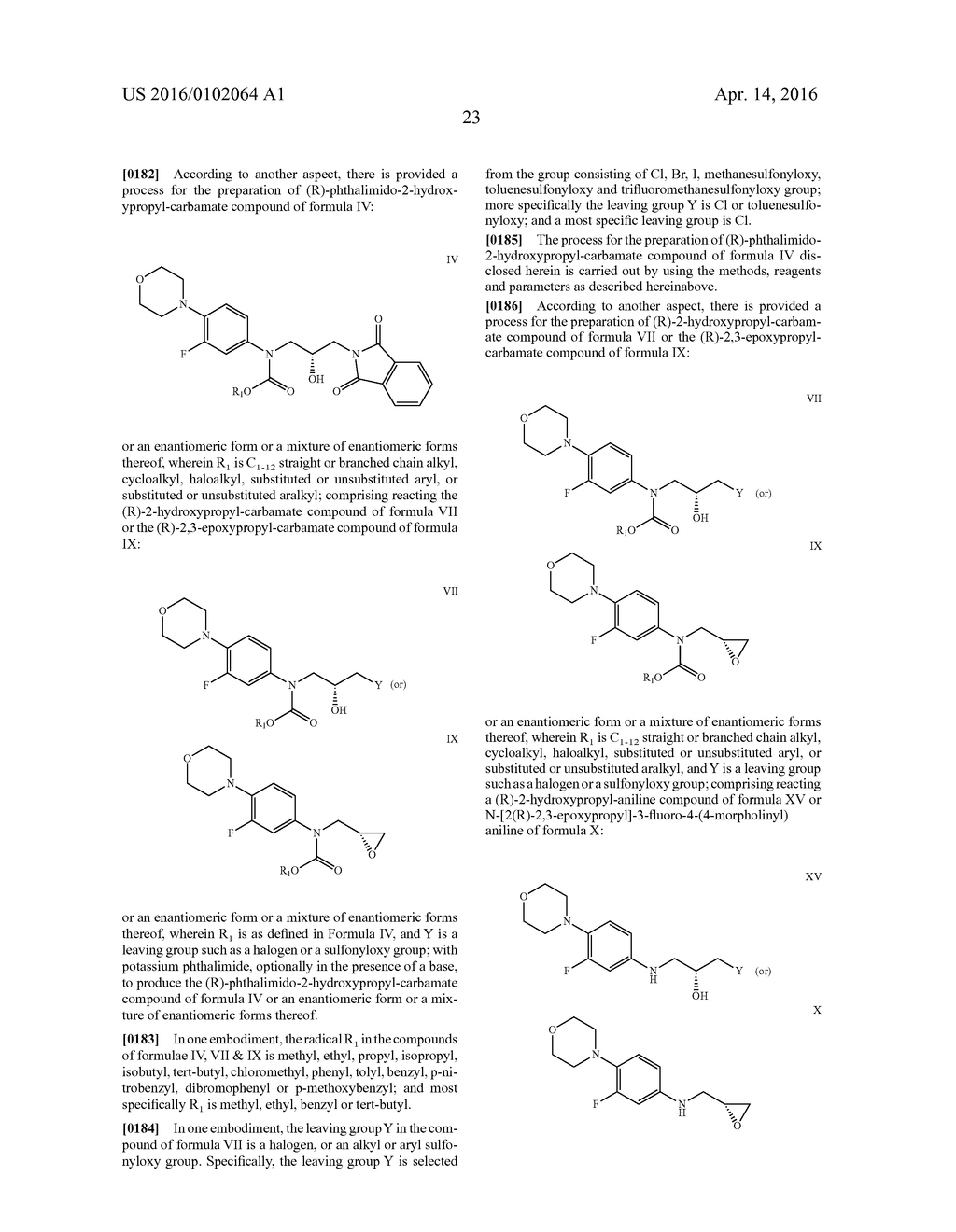 IMPROVED PROCESSES FOR THE PREPARATION OF LINEZOLID USING NOVEL     INTERMEDIATES - diagram, schematic, and image 24