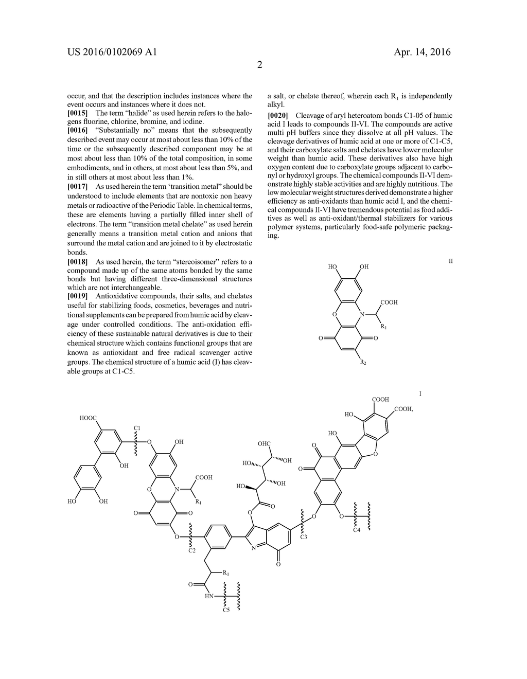 ANTIOXIDANT HUMIC ACID DERIVATIVES AND METHODS OF PREPARATION AND USE - diagram, schematic, and image 03