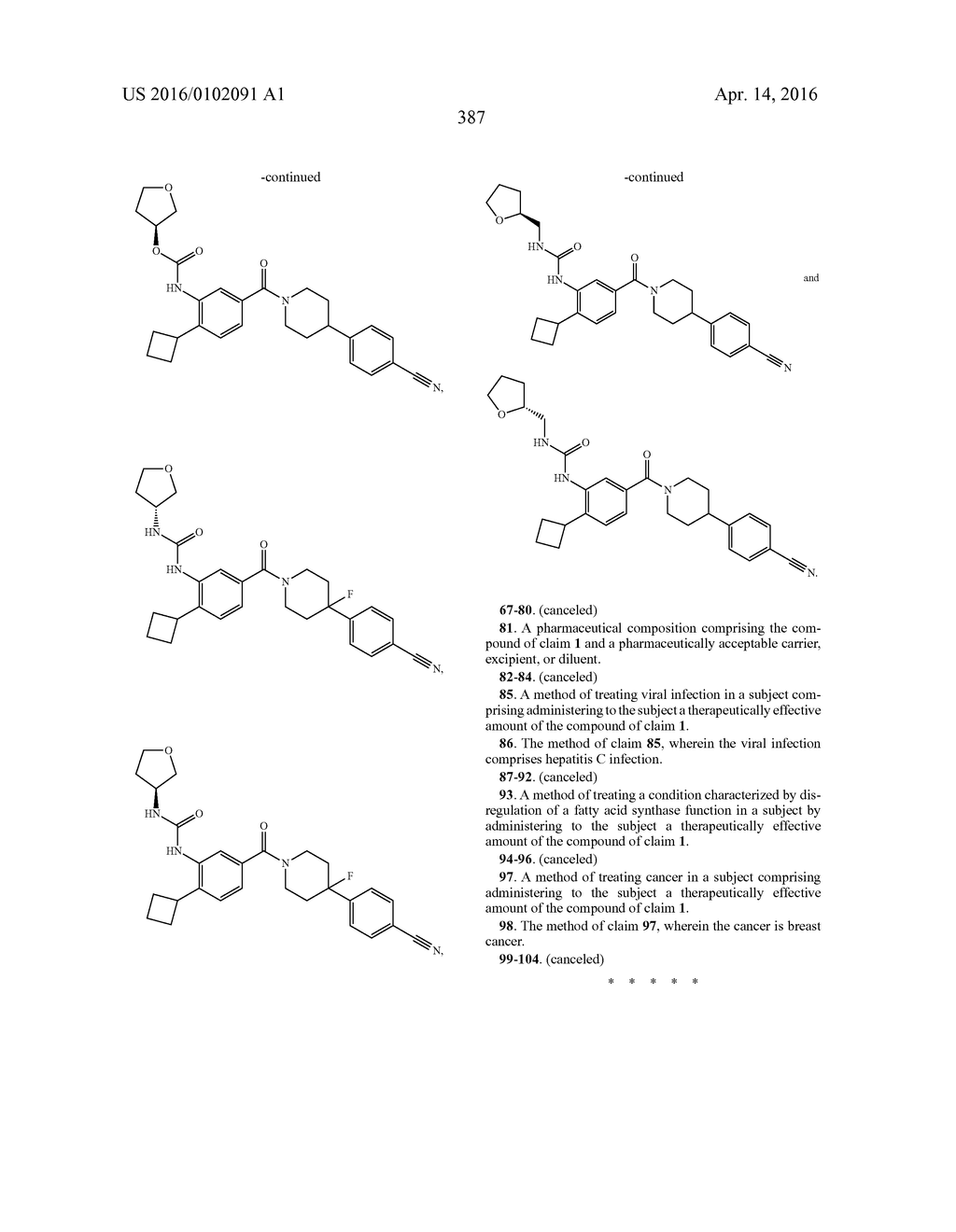 HETEROCYCLIC MODULATORS OF LIPID SYNTHESIS - diagram, schematic, and image 387