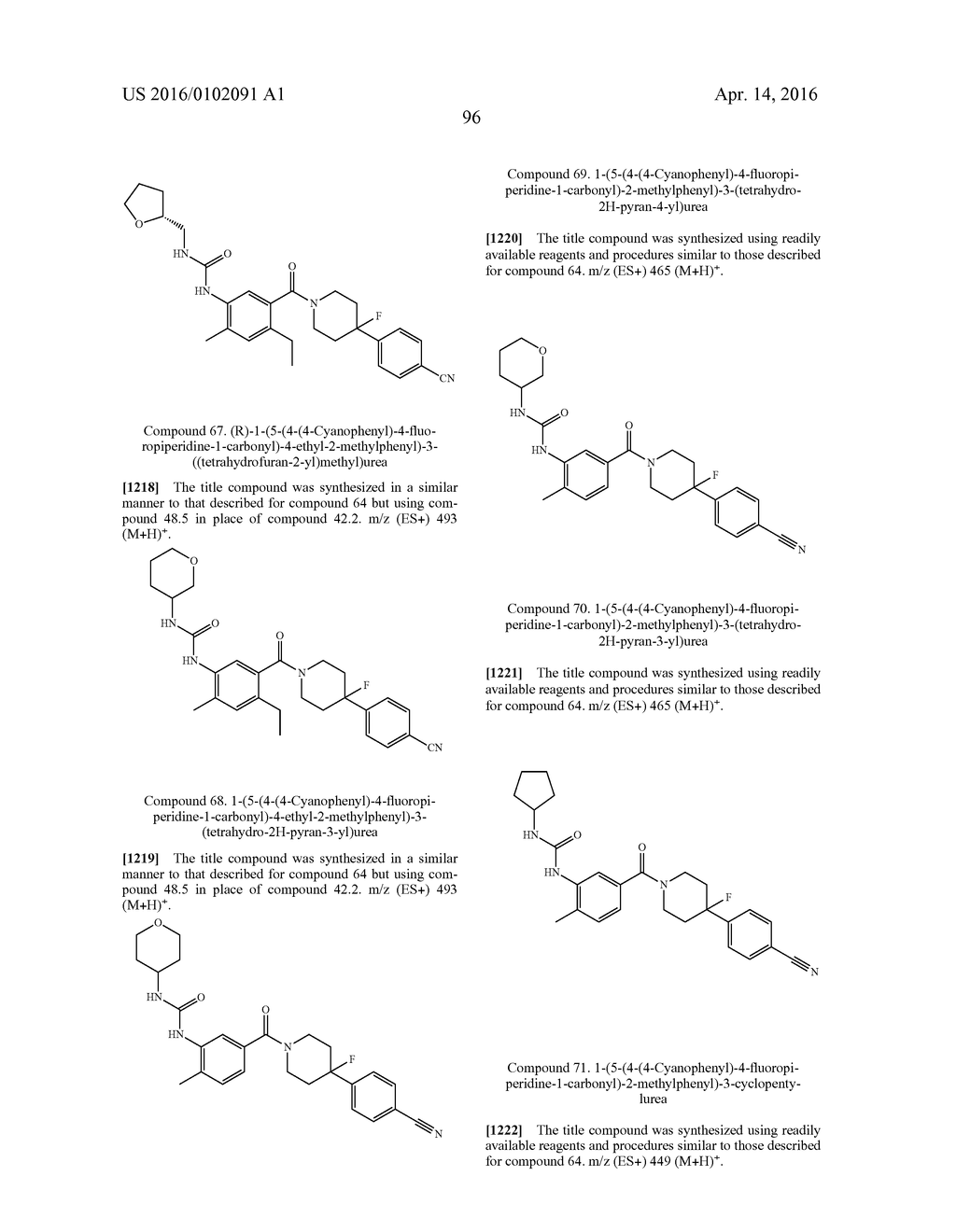 HETEROCYCLIC MODULATORS OF LIPID SYNTHESIS - diagram, schematic, and image 98