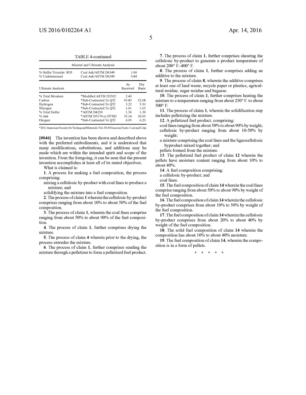 SOLID FUEL COMPOSITIONS CONTAINING LIGNOCELLULOSIC SYRUP AND COAL FINES - diagram, schematic, and image 13