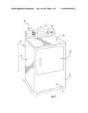 LAUNDRY DRYER WITH HEAT SHIELD diagram and image