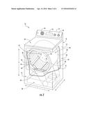 LAUNDRY DRYER WITH HEAT SHIELD diagram and image