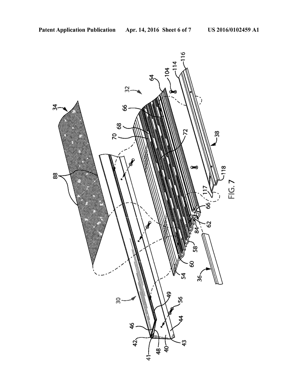 GUTTER DEBRIS BARRIER SYSTEM - diagram, schematic, and image 07