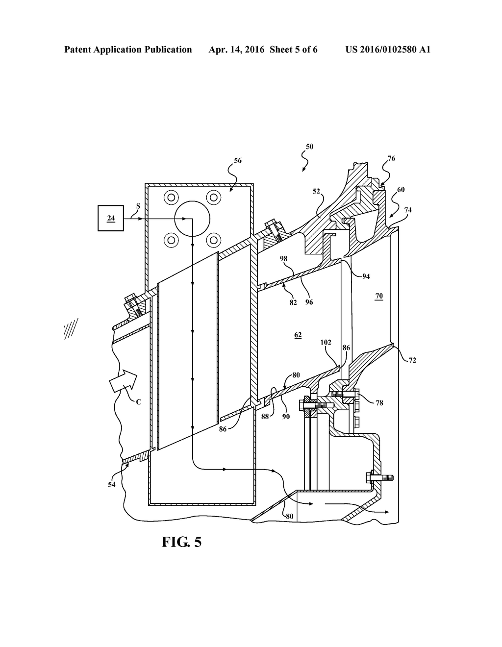 POWER TURBINE INLET DUCT LIP - diagram, schematic, and image 06