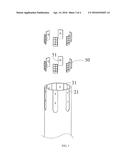 TELESCOPIC SUPPORTING DEVICE AND TELESCOPIC SUPPORTING POST diagram and image