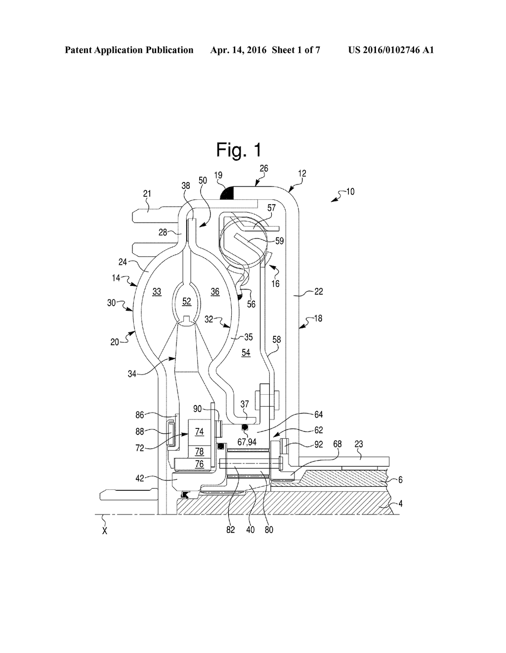 HYDROKINETIC TORQUE COUPLING DEVICE WITH TURBINE-PISTON LOCK-UP CLUTCH AND     EPICYCLIC GEARING - diagram, schematic, and image 02