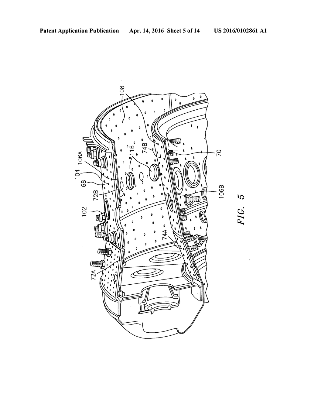 GAS TURBINE ENGINE COMBUSTOR LINER PANEL - diagram, schematic, and image 06