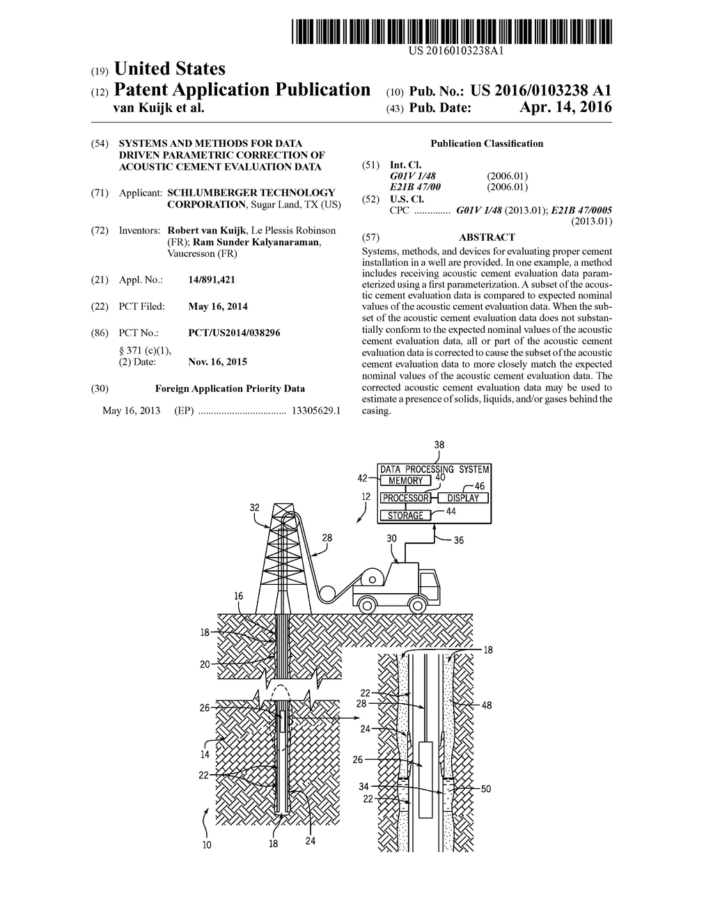 Systems and Methods for Data Driven Parametric Correction of Acoustic     Cement Evaluation Data - diagram, schematic, and image 01