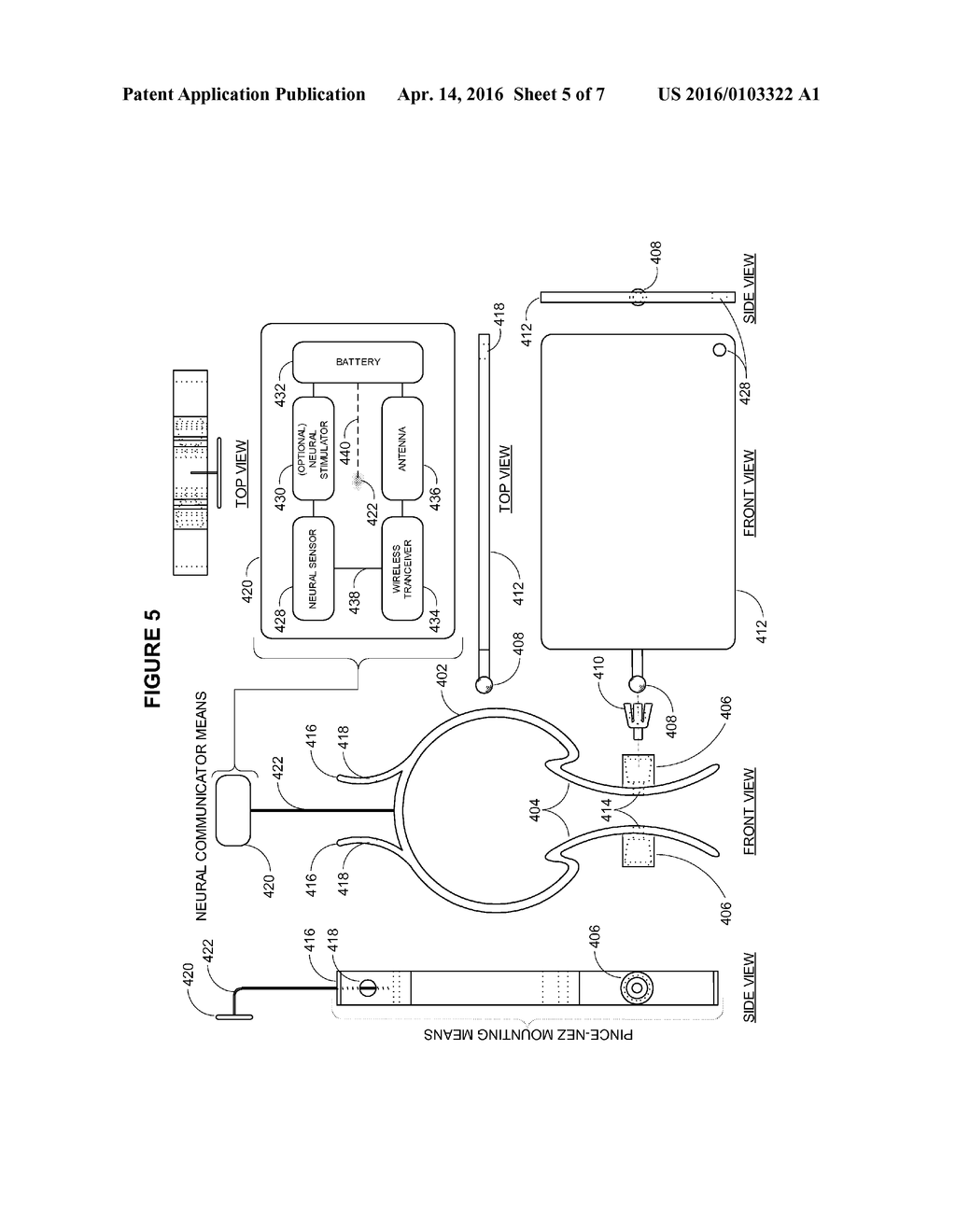 METHOD AND SYSTEM FOR PRESS-ON DISPLAYS FOR FASHIONABLE EYEWEAR AND     NOSEWEAR - diagram, schematic, and image 06