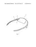 ADJUSTABLE RIMLESS GLASSES FOR EASY REMOVAL diagram and image