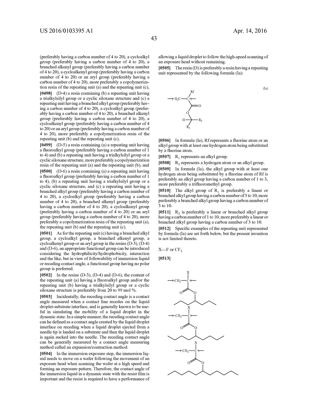 PATTERN FORMING METHOD, RESIST COMPOSITION FOR MULTIPLE DEVELOPMENT USED     IN THE PATTERN FORMING METHOD, DEVELOPER FOR NEGATIVE DEVELOPMENT USED IN     THE PATTERN FORMING METHOD, AND RINSING SOLUTION FOR NEGATIVE DEVELOPMENT     USED IN THE PATTERN FORMING METHOD - diagram, schematic, and image 50