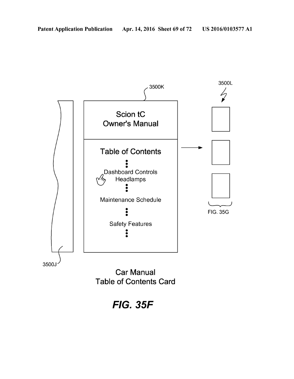 CREATING AND DELIVERING A VEHICLE MANUAL IN THE FORM OF AN INTERACTIVE     WRAPPED PACKAGE OF CARDS - diagram, schematic, and image 70