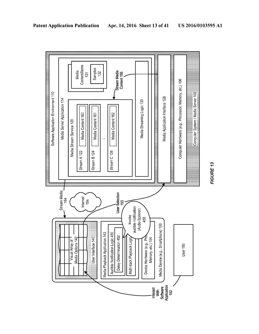 SYSTEM AND METHOD FOR PLAYBACK OF MEDIA CONTENT WITH SUPPORT FOR AUDIO     TOUCH CACHING - diagram, schematic, and image 14