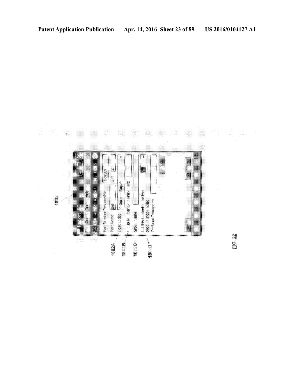 SERVICE OPERATION DATA PROCESSING USING CHECKLIST FUNCTIONALITY IN     ASSOCIATION WITH INSPECTED ITEMS - diagram, schematic, and image 24