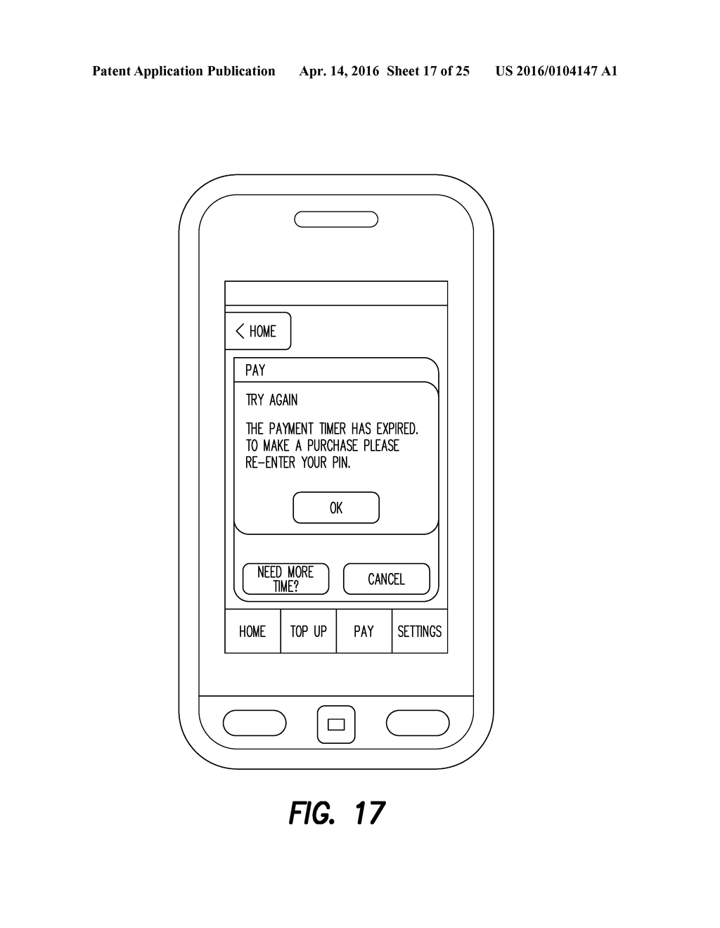 METHODS FOR RISK MANAGEMENT IN PAYMENT-ENABLED MOBILE DEVICE - diagram, schematic, and image 18