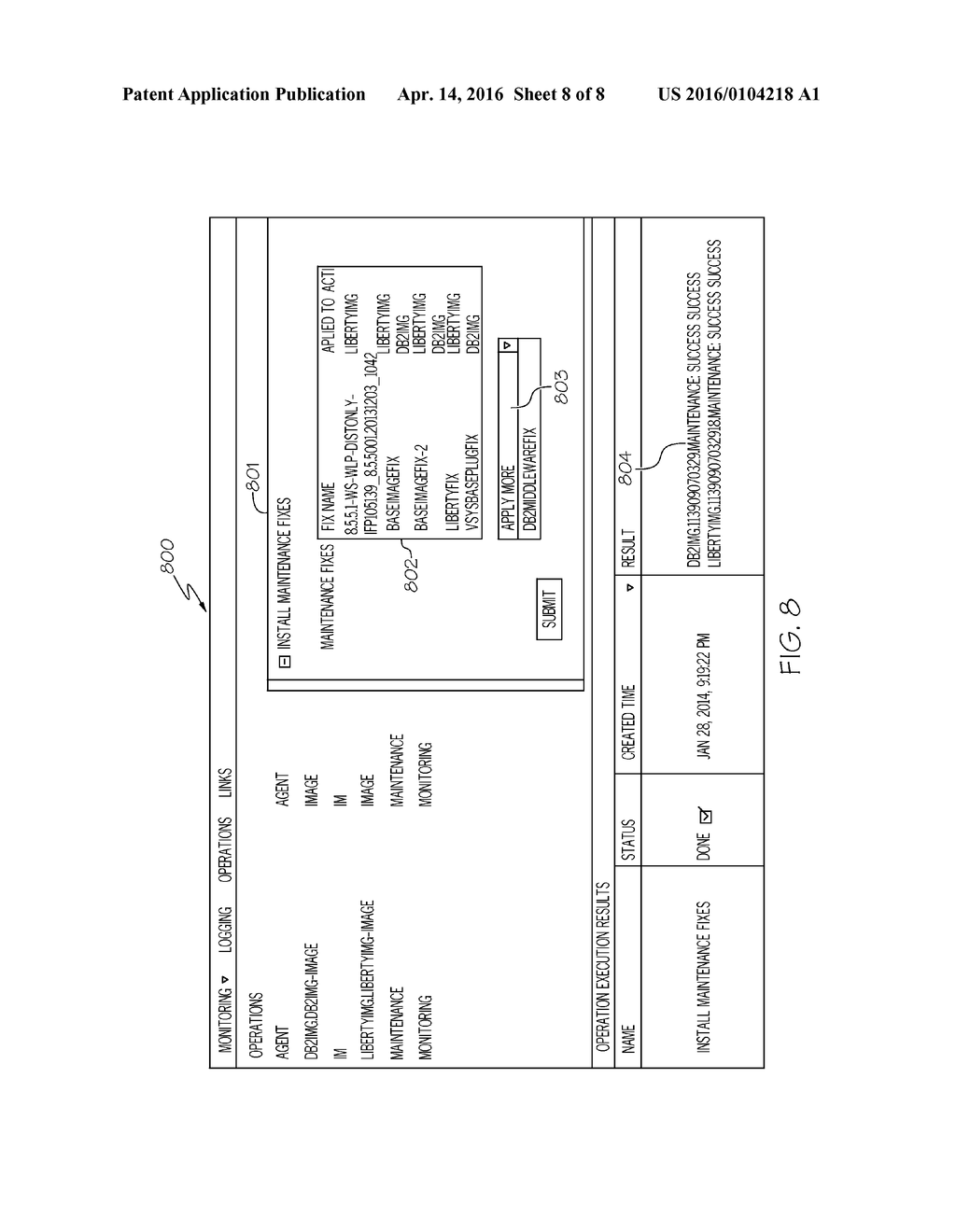 AUTOMATICALLY GENERATING A REVIEW RATING THE PERFORMANCE OF A PATTERN     BASED ON PATTERN DEPLOYMENT, SERVICE HISTORY AND OPERATION OF PATTERN - diagram, schematic, and image 09