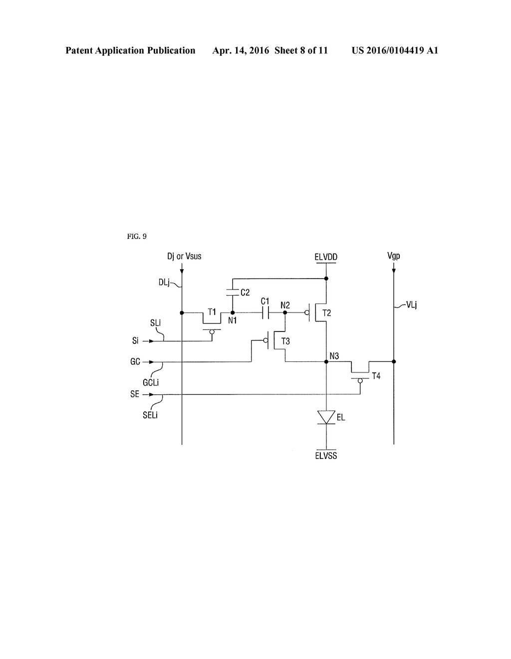 ORGANIC LIGHT EMITTING DISPLAY AND METHOD FOR DRIVING THE SAME - diagram, schematic, and image 09