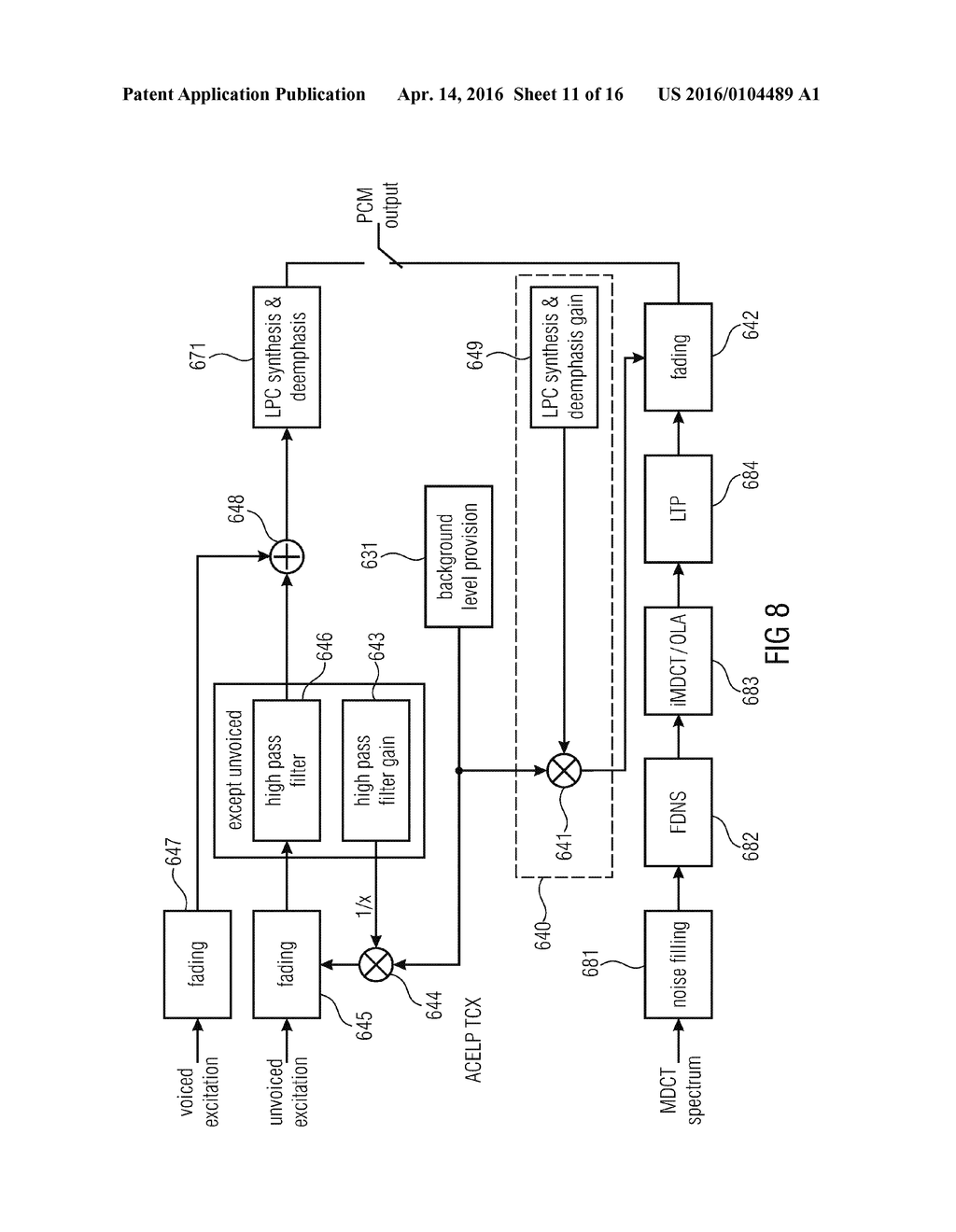 APPARATUS AND METHOD REALIZING IMPROVED CONCEPTS FOR TCX LTP - diagram, schematic, and image 12