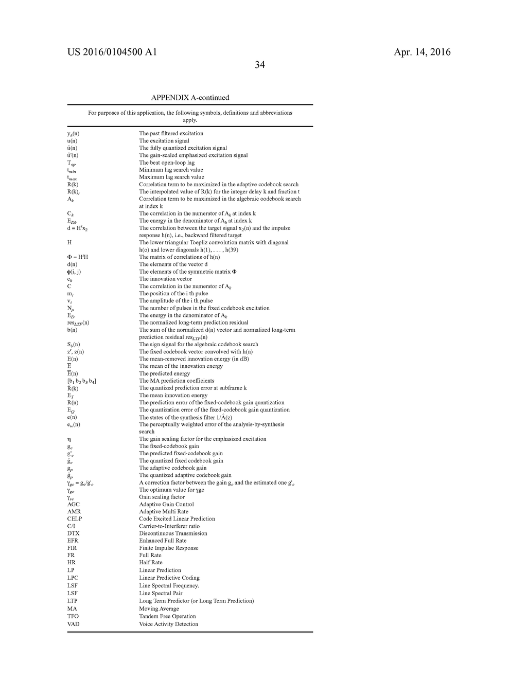 Adaptive Codebook Gain Control for Speech Coding - diagram, schematic, and image 53