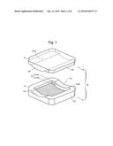 SINTERED MAGNET PRODUCTION MOLD, AND SINTERED MAGNET PRODUCTION METHOD     USING THE SAME diagram and image