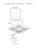 SINTERED MAGNET PRODUCTION MOLD, AND SINTERED MAGNET PRODUCTION METHOD     USING THE SAME diagram and image