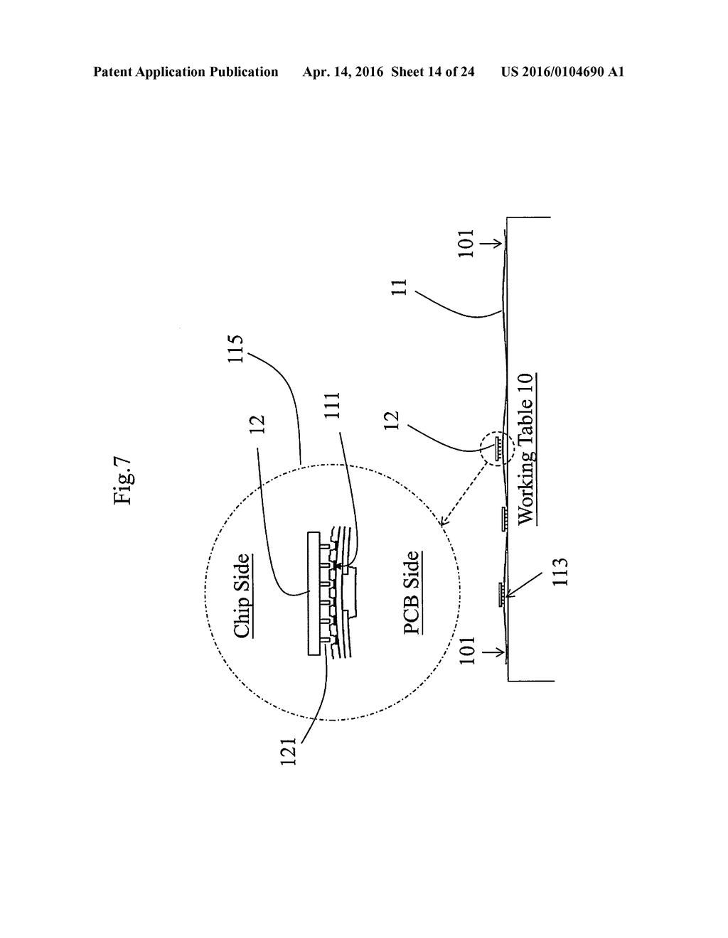 BONDING PROCESS FOR A CHIP BONDING TO A THIN FILM SUBSTRATE - diagram, schematic, and image 15