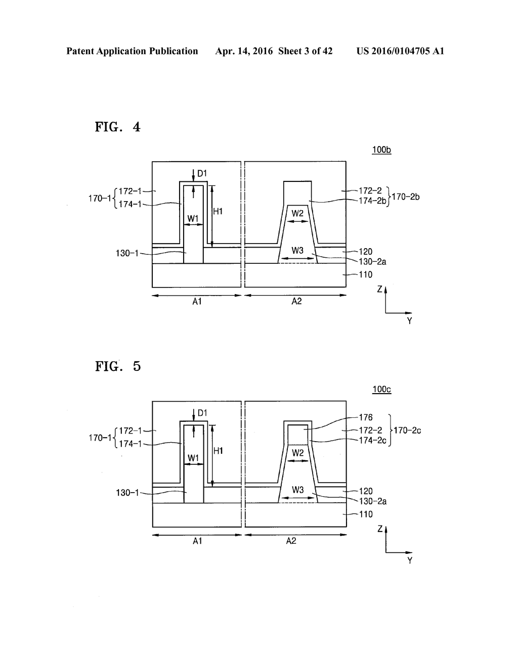 SEMICONDUCTOR DEVICE INCLUDING FINFETS HAVING DIFFERENT GATE STRUCTURES     AND METHOD OF MANUFACTURING THE SEMICONDUCTOR DEVICE - diagram, schematic, and image 04