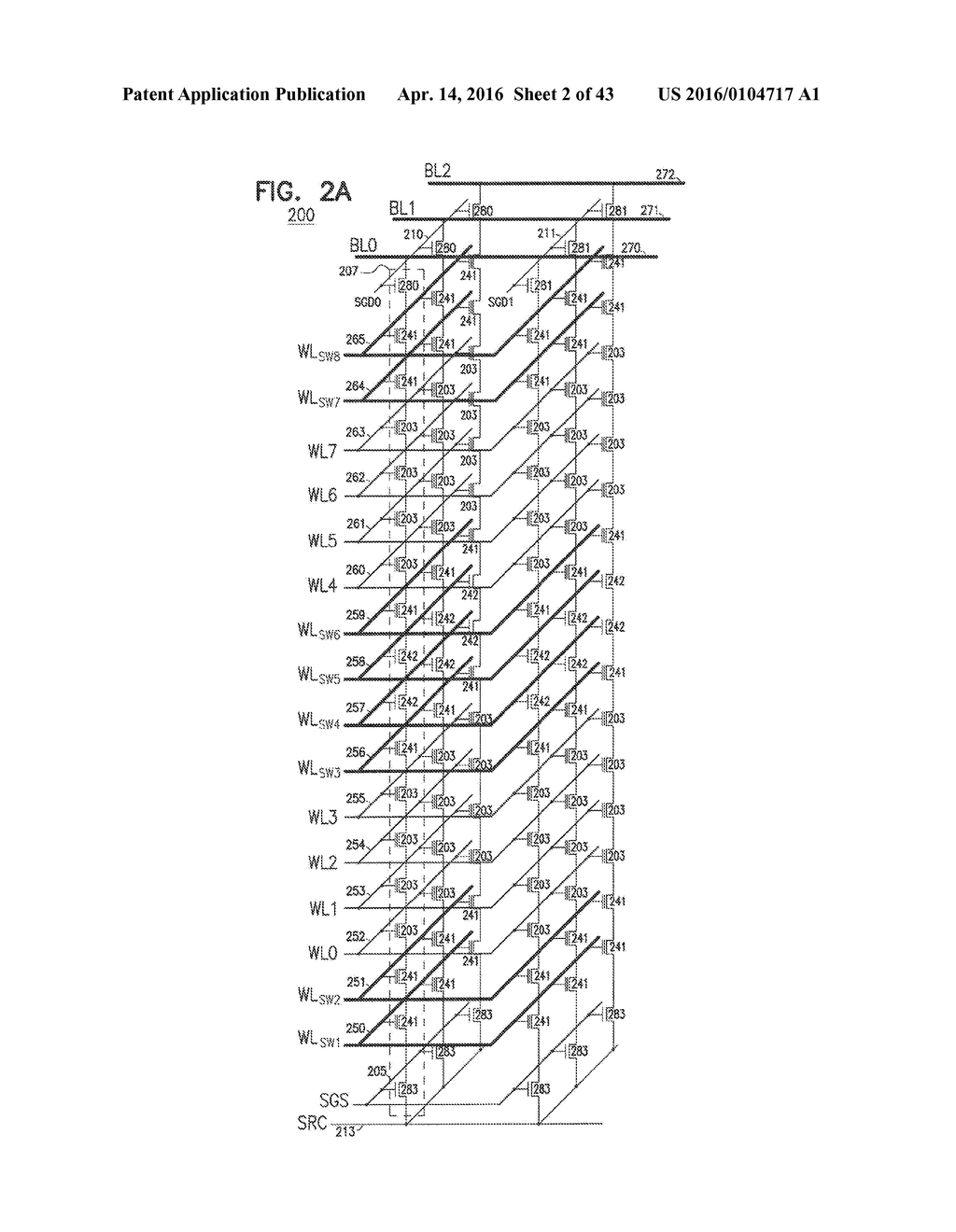 APPARATUSES AND METHODS FOR FORMING MULTIPLE DECKS OF MEMORY CELLS - diagram, schematic, and image 03