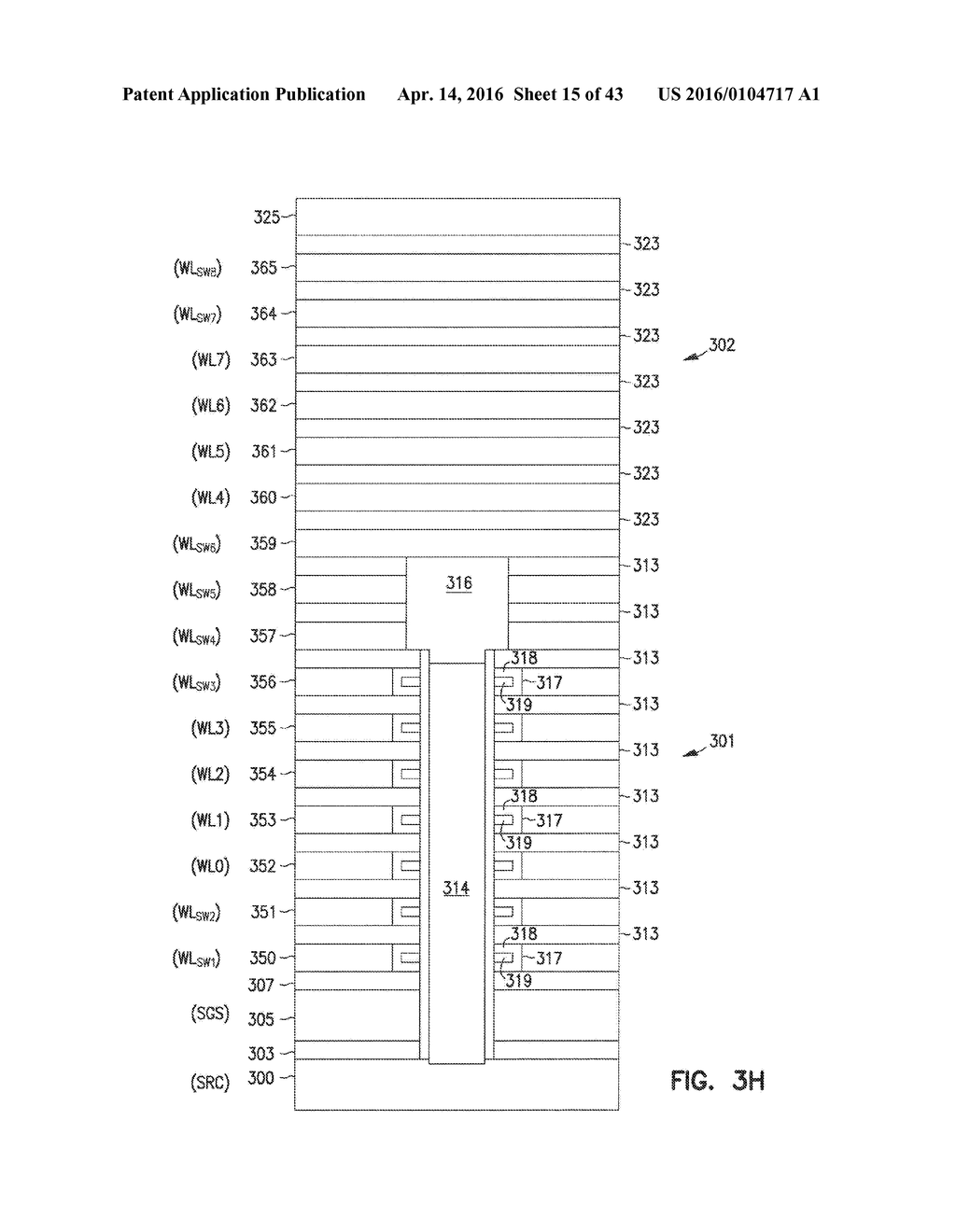 APPARATUSES AND METHODS FOR FORMING MULTIPLE DECKS OF MEMORY CELLS - diagram, schematic, and image 16