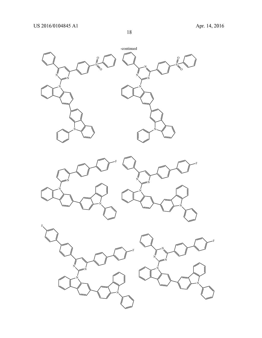 MATERIAL FOR ORGANIC ELECTROLUMINESCENCE DEVICE AND ORGANIC     ELECTROLUMINESCENCE DEVICE - diagram, schematic, and image 20